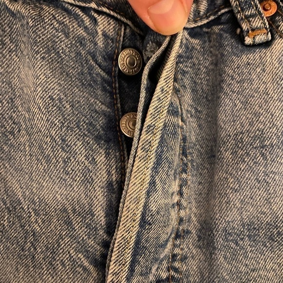 LEVI’s big E 501 button fly 100 % cotton jeans 29x32 - Picture 2 of 7